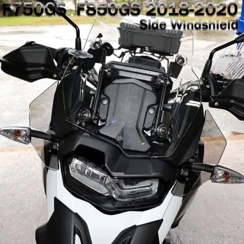 F750gs Motorcycle Side Windshield for bmw f750 gs f850 gs f850gs 2018 2019 2020 PC Material Side Deflector