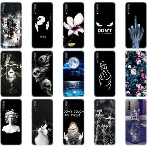 For Huawei Y8P Case 6.3" Silicon Soft TPU Phone Case For Huawei y8p 2020 Y 8P AQM-LX1 Back Cover for huaweiy8p Protective Coque