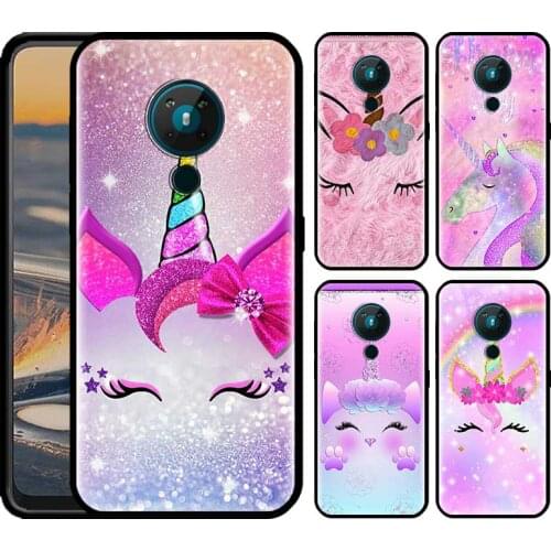 Phone Case for Nokia G10 G20 C10 C20 C2 C3 X10 X20 Back Cover for 8.3 7.2 5.4 5.3 4.2 3.4 3.2 2.4 2.3 Coque Unicorn Gradient Bag