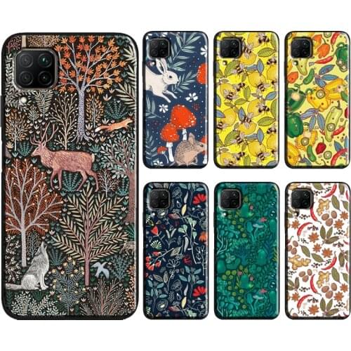 Wild Forest Animal Case For Huawei Mate 20 Pro P Smart Z 2019 2021 Cover For Huawei P20 P30 P40 Lite Fundas