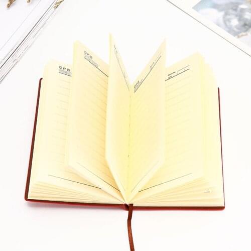 Business Notebook Mini Pocket Notebook Portable Journal Diary Book PU Leather Cover Note Pads Office Stationery Model Number