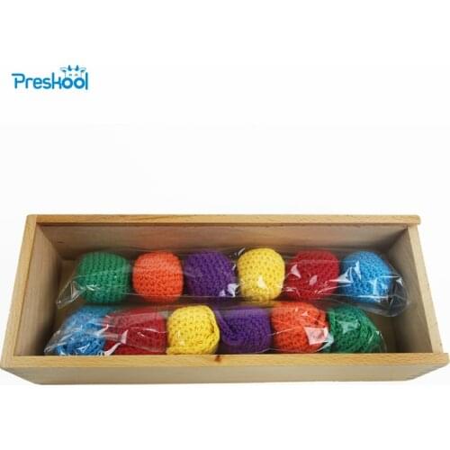 Baby Kids Toys Wood Colorful Ball Froebel Gabe 1One Preschool Training Learning Educational Brinquedos Juguets