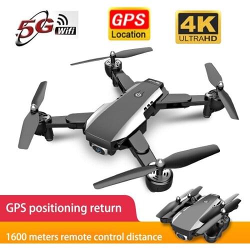 Drone 4k GPS 5G WiFi FPV 4k HD Wide Angle Camera Quadcopter RC Helicopter Foldable RC Drones VS L109 X35 K1 SG906