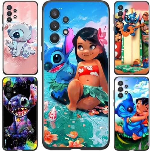 Cute Cartoon Stitch For Samsung A91 A72 A71 A52 A51 A42 A41 A32 A31 A22 A21S A12 A11 A03 A02S A01 5G Phone Case