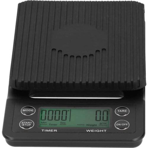3kg/0.1g Multifunctional Electronic Scale LCD Digital Kitchen Coffee Scale with Timer Function