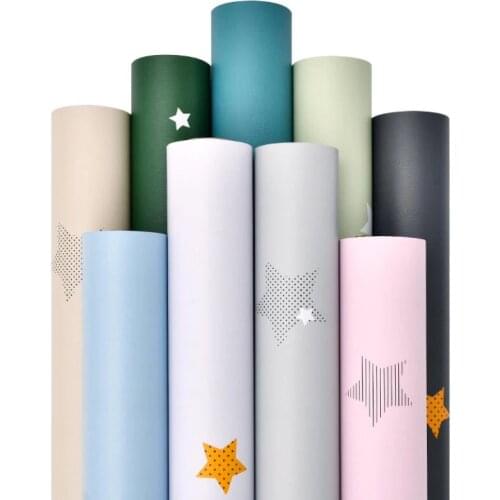 Cartoon 3d Star Space Wallpaper Kids Children Room Self Adhesive PVC Furniture Wallpapers Boys Girls Bedroom Wall Paper J198