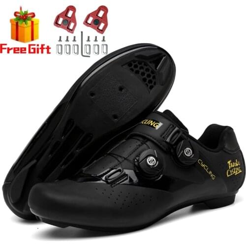 2021 cycling shoes speed road bike sneakers Large size cleat Non-slip Mens spd Mountain biking shoes women Bicycle footwear