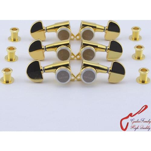 Genuine Original L3+R3 GOTOH SG381-20-MGT Guitar Locking Machine Heads Tuners ( Gold ) MADE IN JAPAN