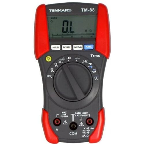 Original High Accuracy Portable CAT IV 600V CAT III 1000V Digital Multimeter TM-88 With LCD Backlight Measuring Instrument
