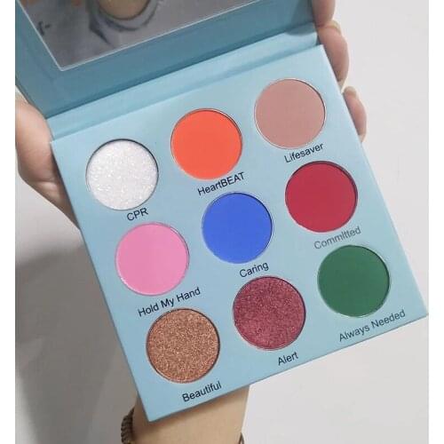 Pick Colors Eyeshadow Palette Custom label High Pigmented Makeup Kit Matte Shimmer Glitter Nude Shadow Private logo