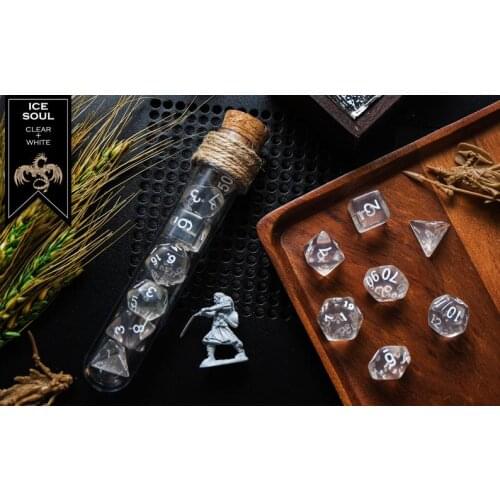 Running Group Dice COC Running Group Cthulhu Running Group DND Dice TRPG Dice Acrylic Resin Dice Cruise-Ice soul