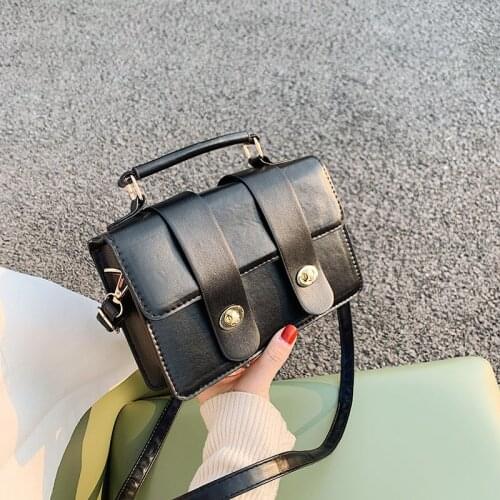 Retro Luxury Designer Handbag For Women 2021 Trends Black Leather Shoulder Bag Women Handbags Purse Crossbody Bag Boston Bag