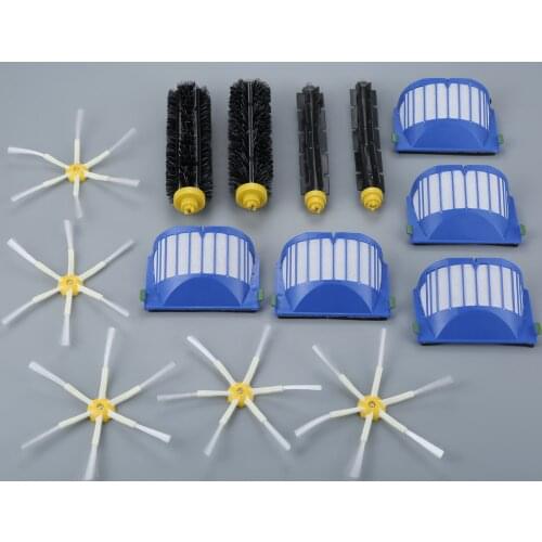 Beater Brush Aero Vac Filter 6 Armed Side Brush For iRobot Roomba 500 600 Series Vacuum Cleaning Robots