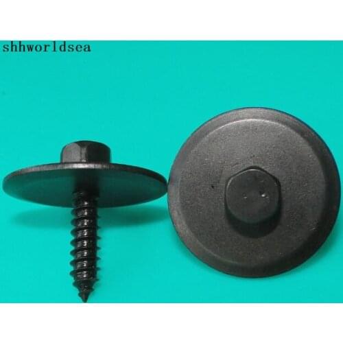 Shhworldsea automotive metal clips and fasteners U nut Hexagon tapping screws for benz