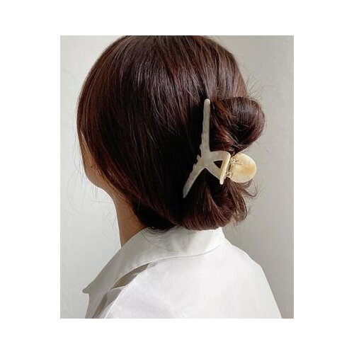 Hot Sell Acetate Plate Hair Catch Shark Clip Elegant Mermaid Color for Women Bathing Catch Clip Cross Hairpin Hair Accessories