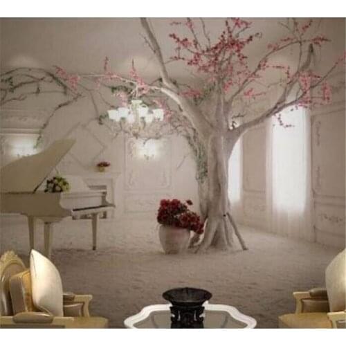 Beibehang Custom any size 3D wall mural wallpapers for living room,Modern fashion beautiful new photo murals tree wallpaper