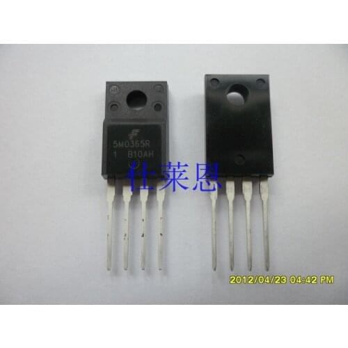 5piece 5M0365R KA5M0365RYDTU straight legs, bent have the power board power management chip