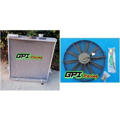 ALUMINUM RADIATOR 1975-1976 for Triumph TR6 TR-6 75 76 TR6 roadster 2.5L