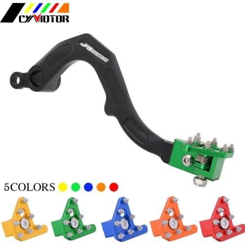 Aluminum rear Brake Pedal lever brake For Kawasaki KX450F KX450 KLX450R KX 450R 450 KLX 450R 2006 2007 2008-2018 2019 2020