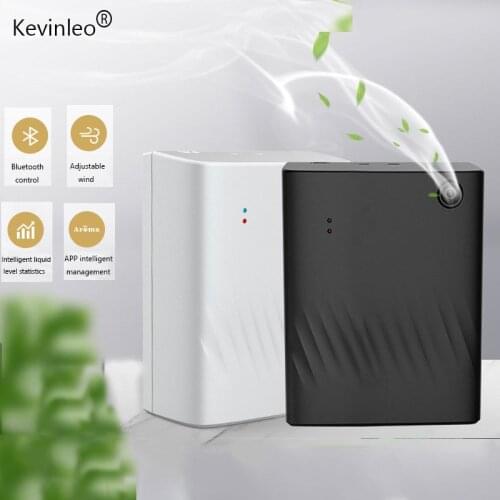 Waterless Aroma Fragrance Machine App Bluetooth Oil Scent Diffuser Machine 300-500m3 Coverage Flexible Time Hotel Air Purifier