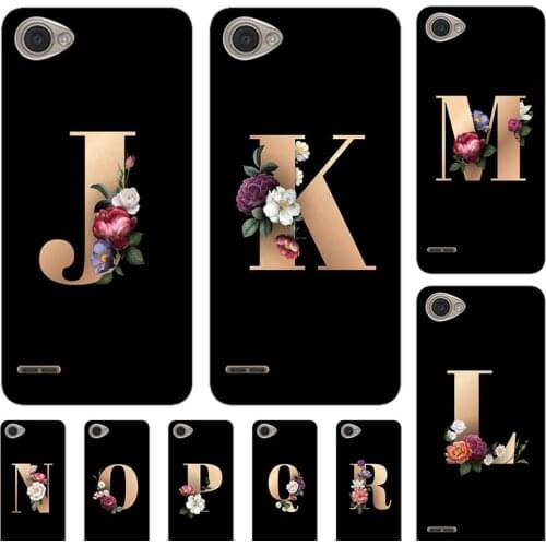 For LG Q6 For LG Q 6 Alpha Q6 Plus X600 X600K X600S X600L Case Funny Custom Letter Couple Cover Fashion Black Phone Coque