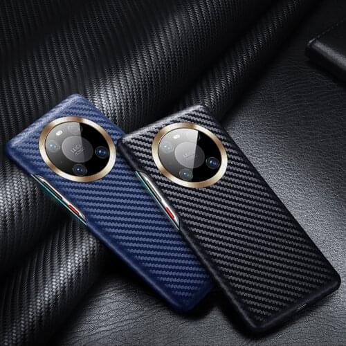 Luxury Carbon Fiber Leather Shockproof Cover for Huawei P40 Mate30 Mate40 Mate 40 40E 30 30E Pro Plus 40pro P40pro Case Coque