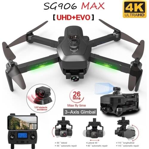 SG906 MAX PRO 2 4K GPS Drone With Camera 3-Axis Gimbal Brushless Quadcopter 5G FPV Obstacle Avoidance RC Helicopter Dron 1.2km