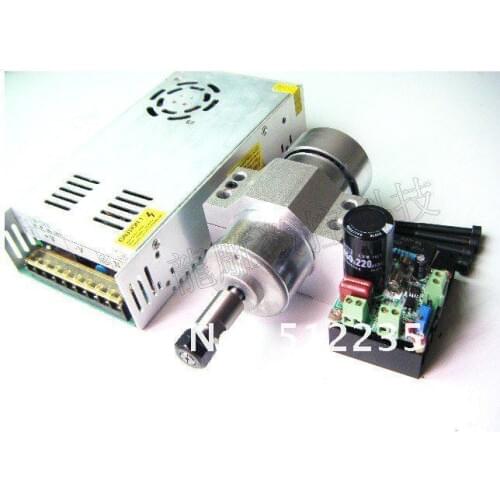 Air cooled 300W Spindle Motor 12-48V DC ER11 collect + Mount Braket Holder + Power Supply Mach3 system