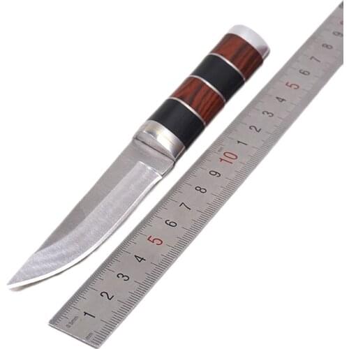 Mini Fixed Blade Knife Camping Survival Pocket Hunting Knives Outdoor Portable Tactical Knife Multi EDC Tools