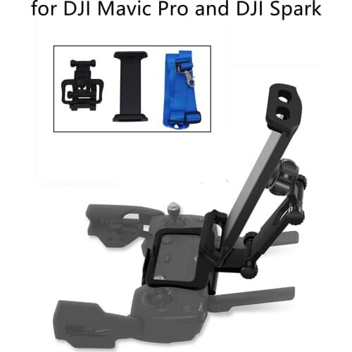 Tablet Bracket for DJI Mavic Pro Spark Front View Monitor Stand Holder Drone Remote Control Monitor Mount for IPad Mini Phone