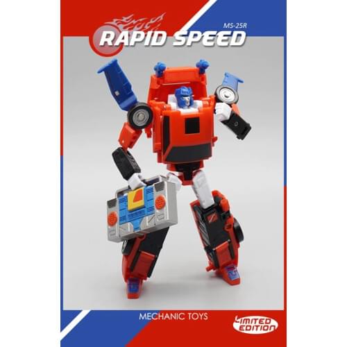 MFT MECHANIC Toys Transformation MS25R MS-25R Rapid Speed Road Rage Triple Changers Limited Edition G1 Deformation Figure