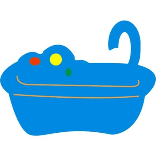 Metal Bathtub paper die cutting dies for Scrapbooking/DIY Easter wedding Halloween Easter card