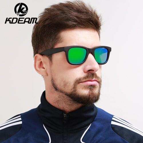 KDEAM Couple Sunglasses Women Brand Design Classical Polarized Sun Glasses Men UV400 oculos de sol Pink Frame With case KD9020A