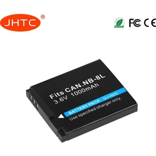 NB-8L Batterie For Canon PowerShot A2200 A1200 IS A3000 A3300 A3200 A3100 1000mAh Camera NB 8L Battery