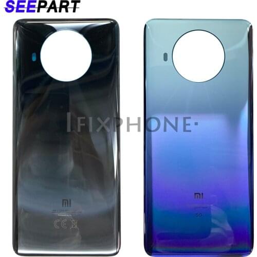 New For Xiaomi Mi 10T lite with mini logo Battery Cover Back Glass Panel Rear Housing Case For Xiaomi Mi 10T lite Back battery C