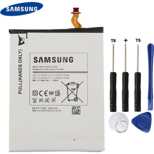 Original Replacement Tablet Battery EB-BT115ABE For Samsung SM-T110 SM-T111 T115 T116 Authentic Rechargeable Battery 3600mAh