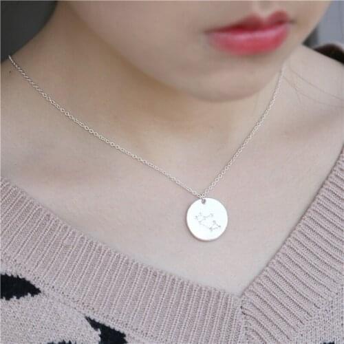Popular in Europe and the United States, virgo pendant necklace popular in Europe and the United States, as a gift for his mothe