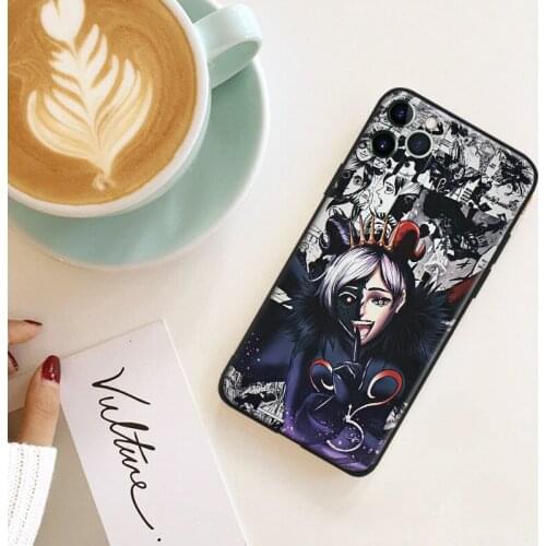 Black clover vanica zogratis silicone for iPhone Se 6 6s 7 8 Plus X XR XS 11 12 Mini Pro Max glass TPU phone case cover shell