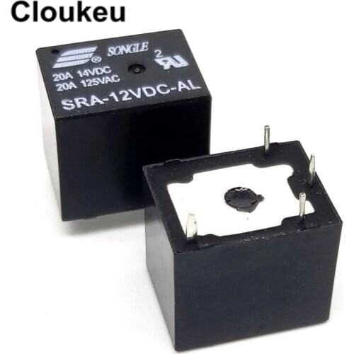 SRA-12VDC-AL 20A T74 Relay DIP4