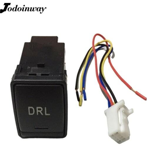 Car DRL Button Switch Daytime Running Lamp Light Switch for Nissan Tiida Sylphy Sentra X-Trail T32 X trail Rogue Altima Teana
