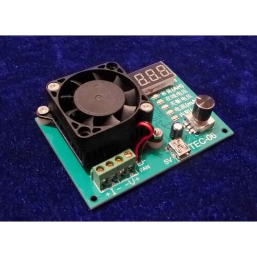 Battery Capacity Tester Electronic Load 18650 Ni-MH Button Battery Tester Discharger TEC-06