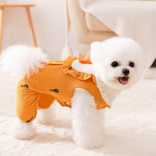 Thicken Warm Dog Jumpsuit Small Dog Clothes Garment Puppy Coat Outfit Pomeranian Schnauzer Bichon Poodle Maltese Corgi Clothing