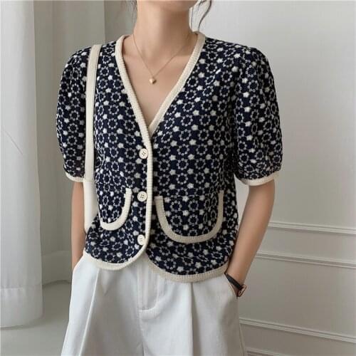 WKOUD Short Sleeve Blouses