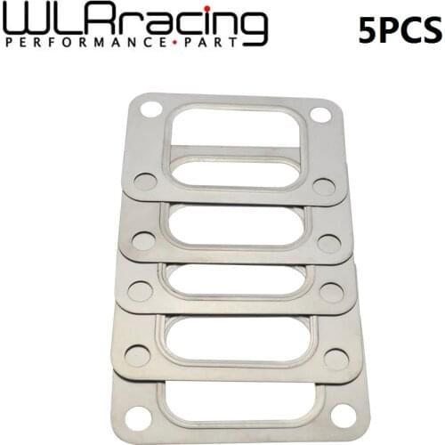WLR RACING - 5pcs(lot) Turbo Turbine Inlet Stainless Steel304 Gasket For T25 T28 HQ turbo inlet gasket WLR4802