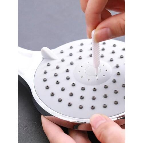 10pcs Shower Cleaning Brush Head Cleaner For Unclogging Your Shower Head Small Brush Clean Tool Useful For Kitchen Hole