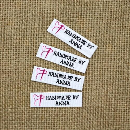 108 pieces Ironing Labels, Logo or Text, Personalized Brand , Clothing Labels, Custom Design, Fabric tags (YT150)