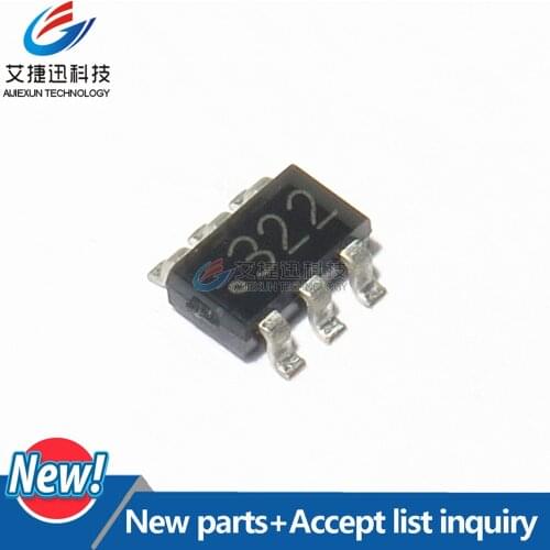 20Pcs FDC6322C FDC6322 silk-screen 322 SOT23 Dual N & P Channel , Digital FET in stock 100% New and original