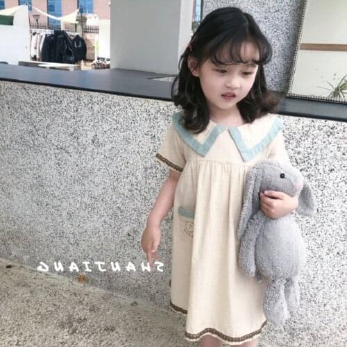 2020 Baby Girl Summer Dress Cotton Fairy Toddlers Kids Fashion Princess Dresses Children Vestidos 2-8age