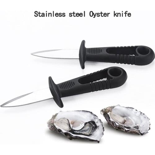 5 Pieces Oyster Knife Stainless Steel Oyster Knife Scallop Knife for Barbecue BBQ Tools Easily Cleaned Heat Resistance