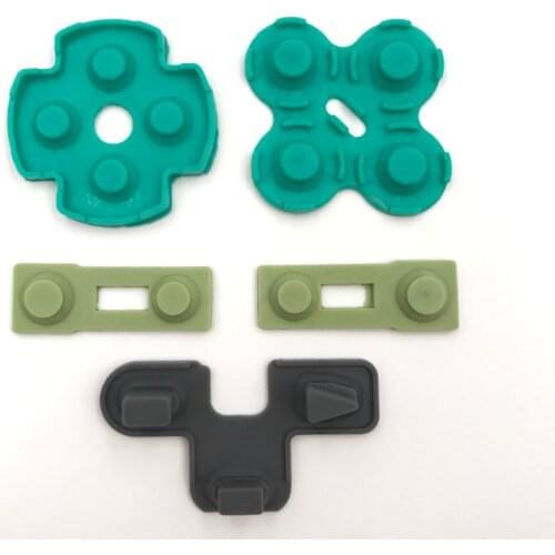 50sets For PS2 Sony Dualshock 2 Controller Silicon Rubber Pad Full Set L1 R1 D Pad Button Parts